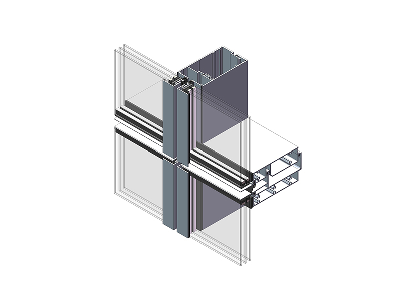 OPEN-CAVITY UNITIZED CURTAIN WALL